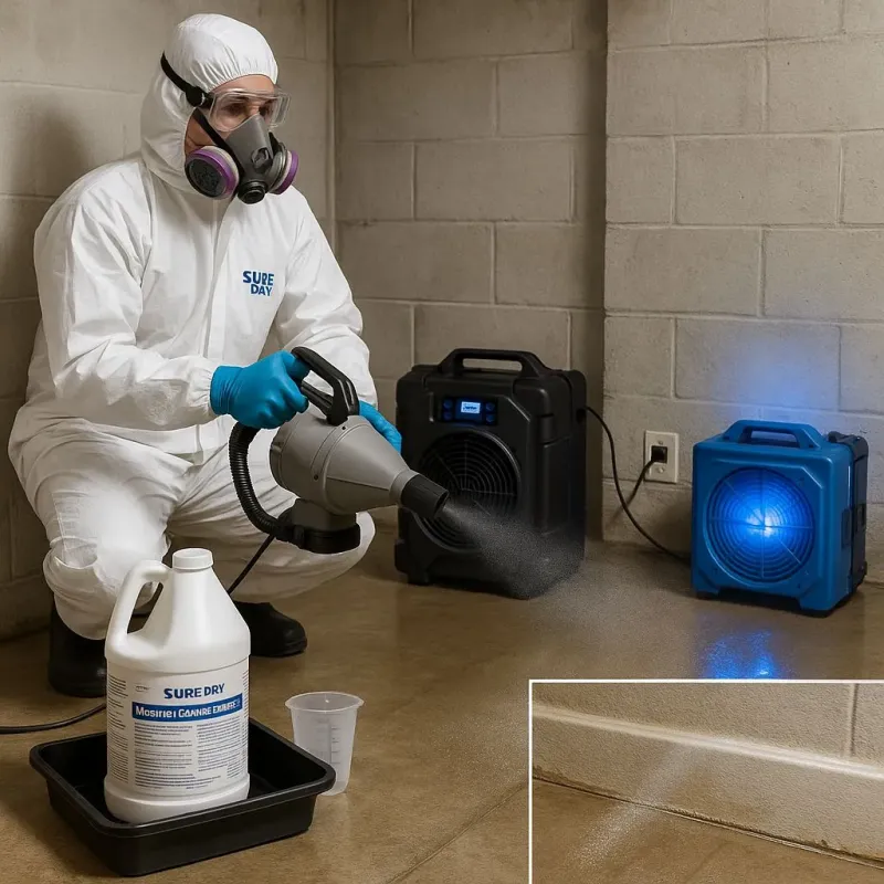 Sanitization and Odor Removal process in Minot, ME